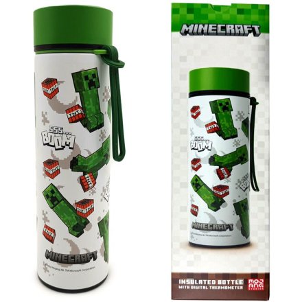  Hot & Cold Digital Minecraft BOOM Bottle, 23cm 