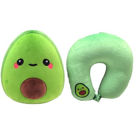 Swapseazzz Foodiemals Pedro the Avocado 2- in-1 Plush Travel Pillow & Toy