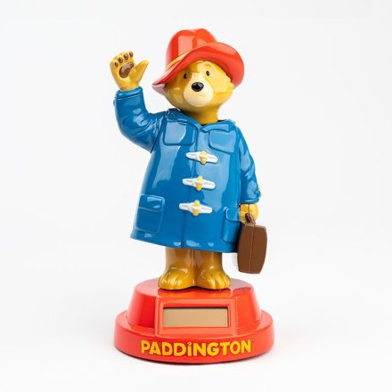 Stand this Paddington Bear Solar Pal in the sun and watch him shine! A perfect addition to any collection.