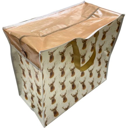 Stag Laundry Storage Bag; Jan Pashley, 55cm