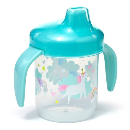 A bright and colourful sippy cup from the Unicorn Magic range.