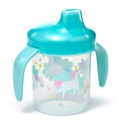 A bright and colourful sippy cup from the Unicorn Magic range.