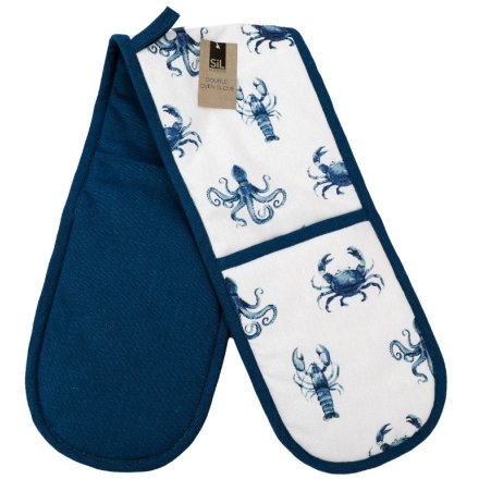 Sea Life Double Oven Glove, 92cm 