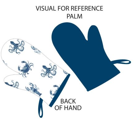 Sea Life Single Oven Glove, 32cm 