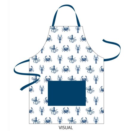 Sea Life Apron, 85cm 