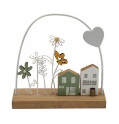 Add  some nature to your home decor with our charming Flower/house Deco 
