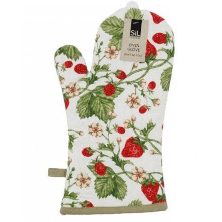 Single Strawberry Oven Glove, 32cm 
