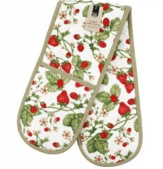 Add a touch of sweetness to your baking with our 92cm Strawberry Dbl Oven Glove - the perfect kitchen accessory for 