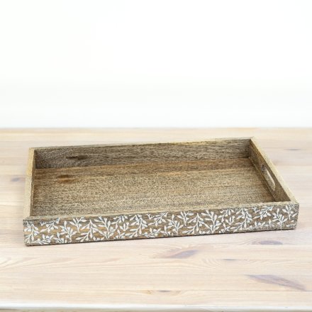 add some charm to your serving ware with this stunning tray 