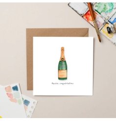 Celebrate with our eye-catching congratulatory card! Great for any occasion.