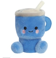 Soft stuffed toy for traveling, super cuddly & ultra soft travel mug plushie for cozy comfort on-the-go.