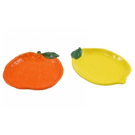 2/A Trinket Dish Lemon/orange, 26.5cm 