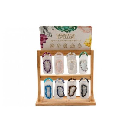 8/A Gemstone Chip Bracelet, 13cm 
