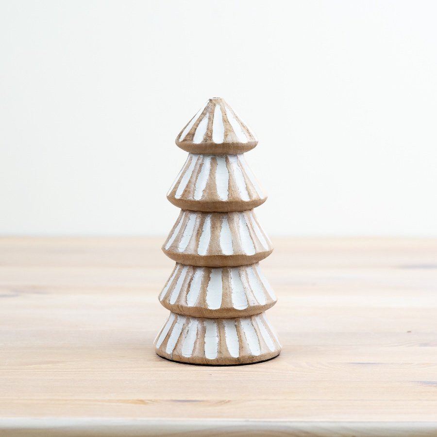 White Mango Wood Tree, 15cm