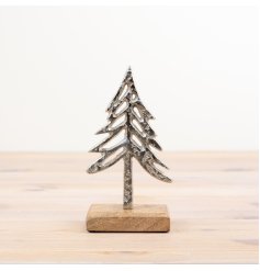 Elevate your home decor with our elegant "Tree On Base" decoration, inspired by the beauty of nature and sophisticatio
