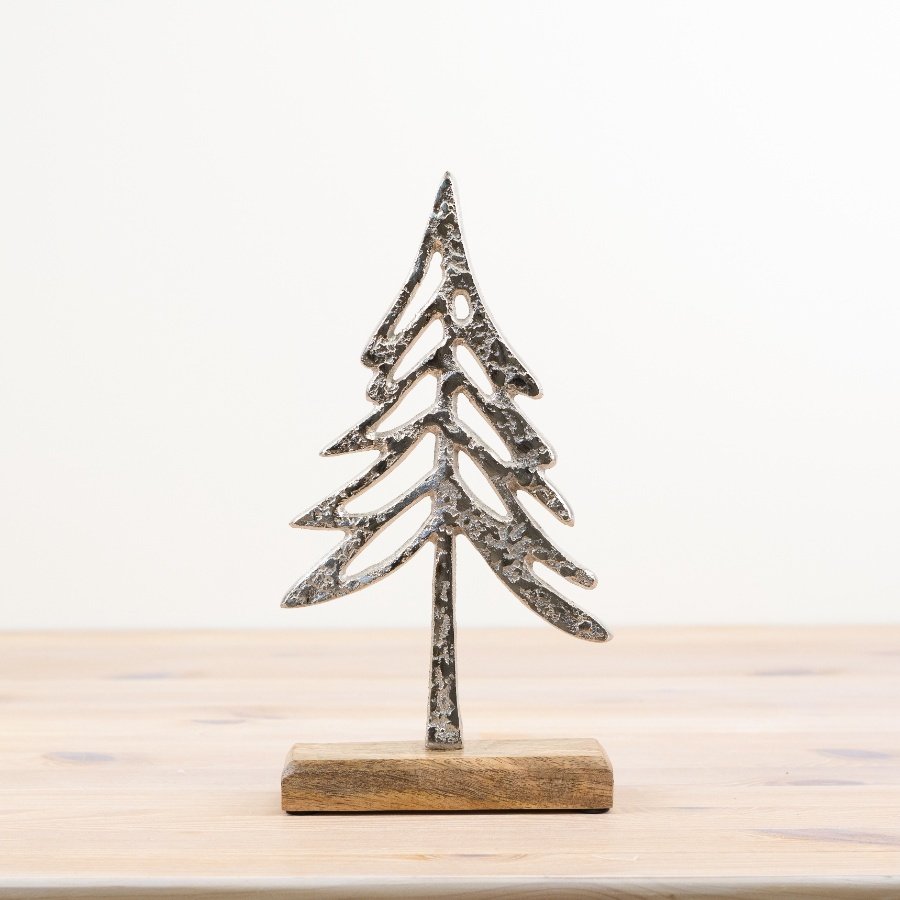 Elevate your decor with our charming "Tree on Base" ornament, bringing a touch of refinement to any room.