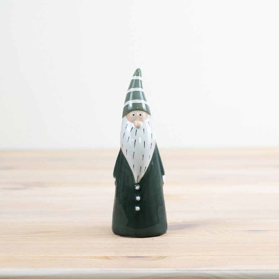 Intriguing traditional Santa decoration with charming design perfect for the holiday season.