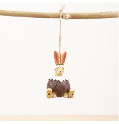 Add some sweet and playful charm to your space with our Pudding Rabbit Hanging Decor 