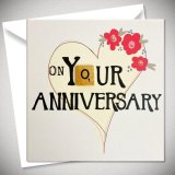 Anniversary wishes blooming with love and elegance