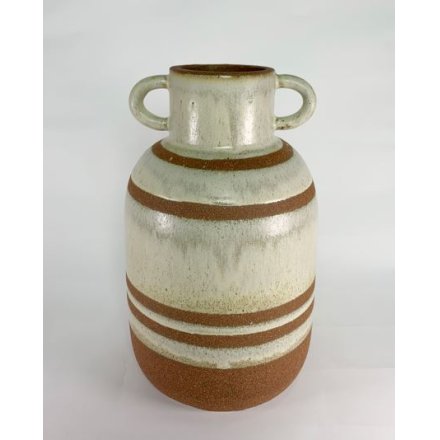 Flower Vase with Handles, 24.5cm 