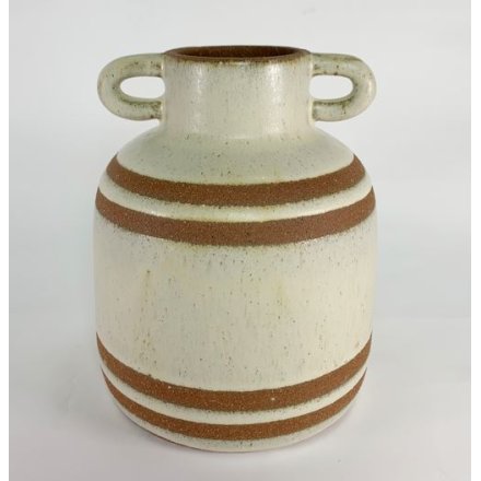 Small Vase W/handles, 15cm 