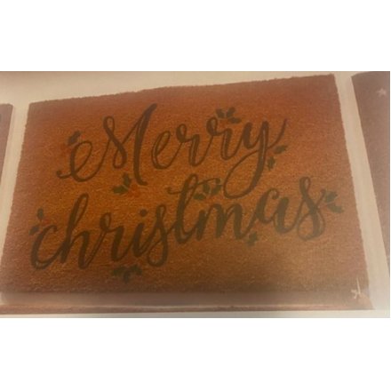 60cm Merry Christmas Doormat 