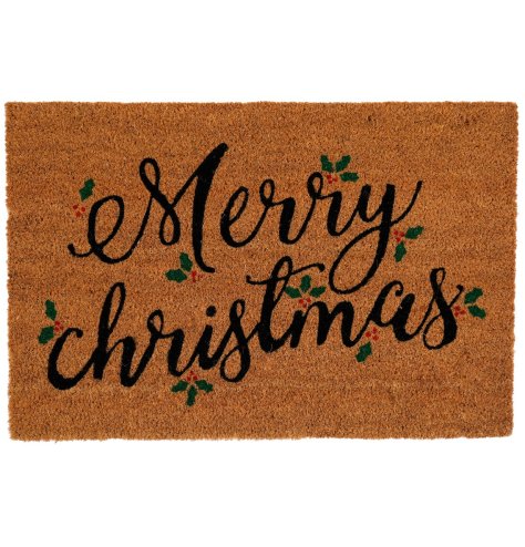Add a touch of holiday spirit with our 60x40cm Merrychristmas Doormat - perfect for welcoming guests!