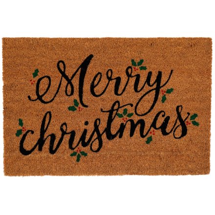  Merry Christmas Doormat, 60cm 