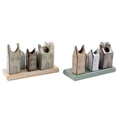 Bring a touch of elegance and nature into your home with our charming House Bud Vases.
