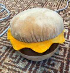 Enhance your home with our unique Burger Door Stop, replacing boring options with personality.