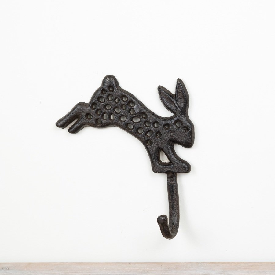 14cm Hare Cast Iron Hook