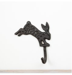 Hare Cast Iron Hook 14cm