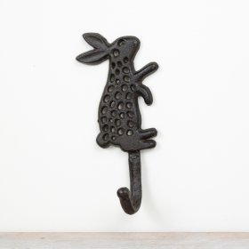 Rabbit Hook - Cast Iron, 16.5cm