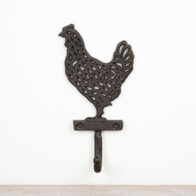 20cm Hen Cast Iron Hook