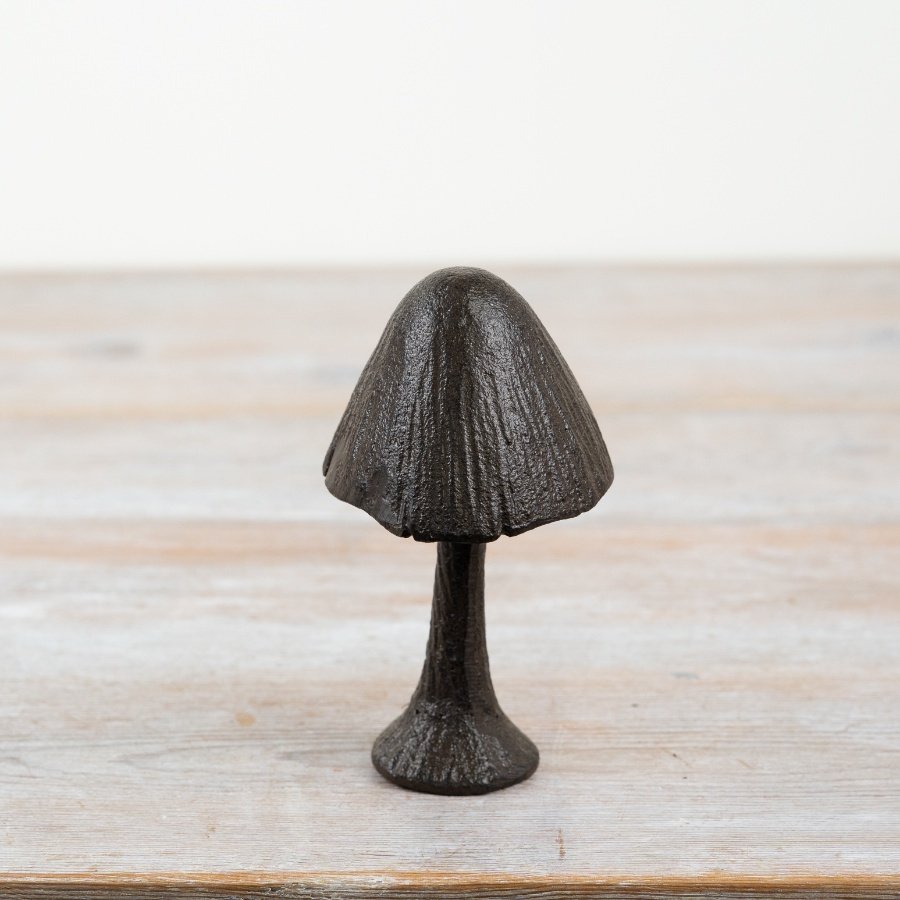 Rustic Iron Mushroom, 12.8cm