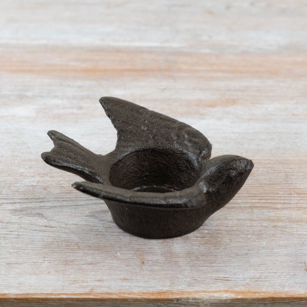 Cast Iron Bird T/Light Holder 11cm