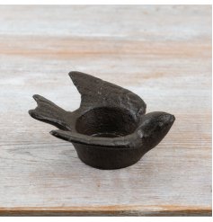 Cast Iron Bird T/Light Holder 11cm