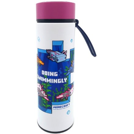 Minecraft Hot & Cold Digital  Thermometer Bottle