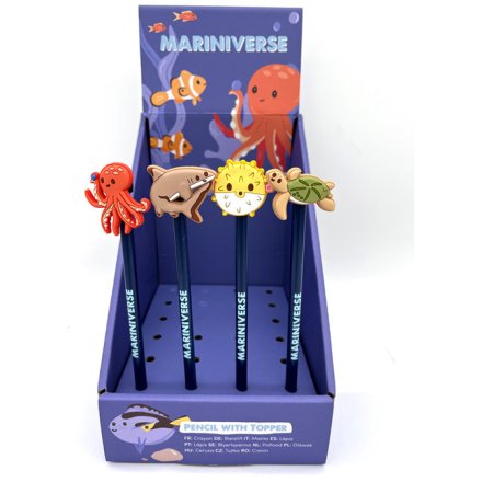 Mariniverse Pencil with PVC Topper, 20cm 