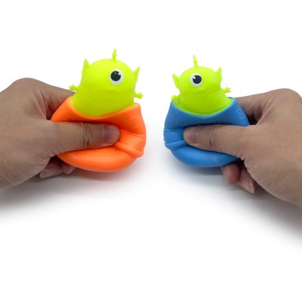 Squeezy Alien UFO Pop Out Toy 