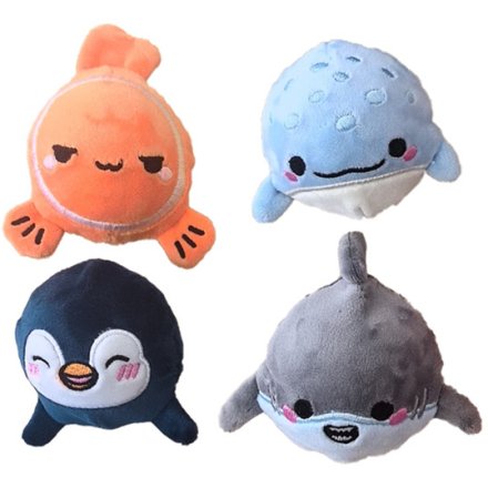 Adoramals Ocean High Bounce Plush Bouncy Ball