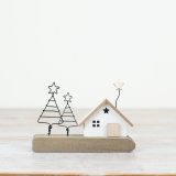 Elevate your decor with our gorgeous wooden house accents for a charming rustic touch.