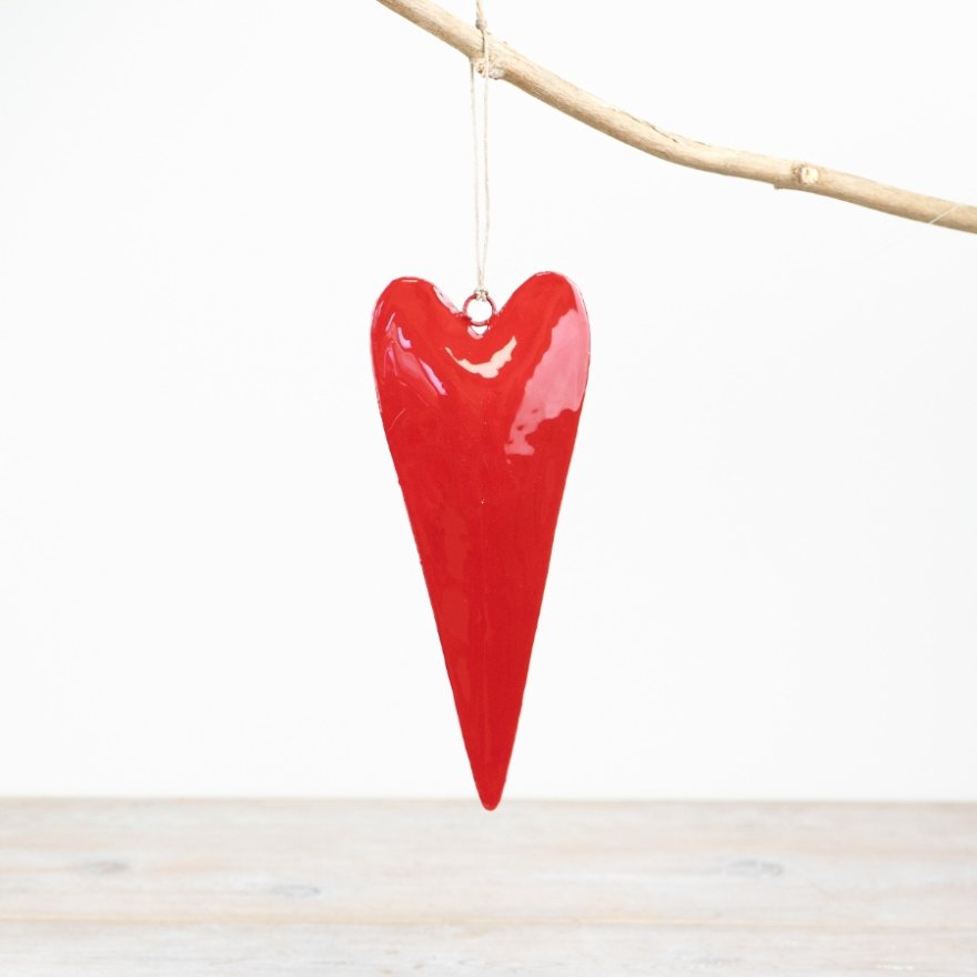 Red Heart Hanger, 20cm