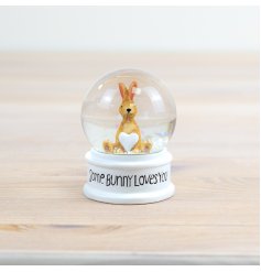 A gorgeous Easter themed snow globe! 