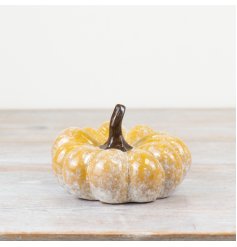 Create an Autumnal display with this on trend porcelain Pumpkin.