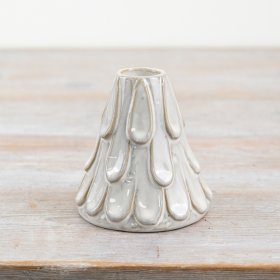 

Elevate your holiday decor with our glazed Christmas tree candle holder, perfect for any festive table setting. 