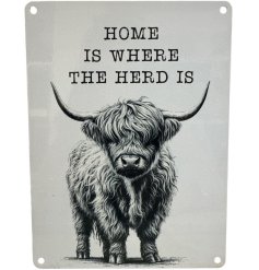 Elevate your decor with this metal sign, adding a touch of playful charm to any space.