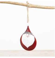 Welcome this charming, cheerful Santa to your Yuletide décor! Deck your tree with this festive figure.
