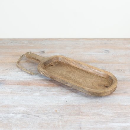 stylish cutting oblong cutting board with handy hanging loop 