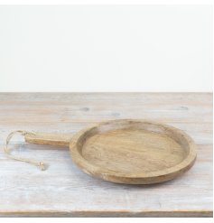 stylish wooden round serving chopping board 